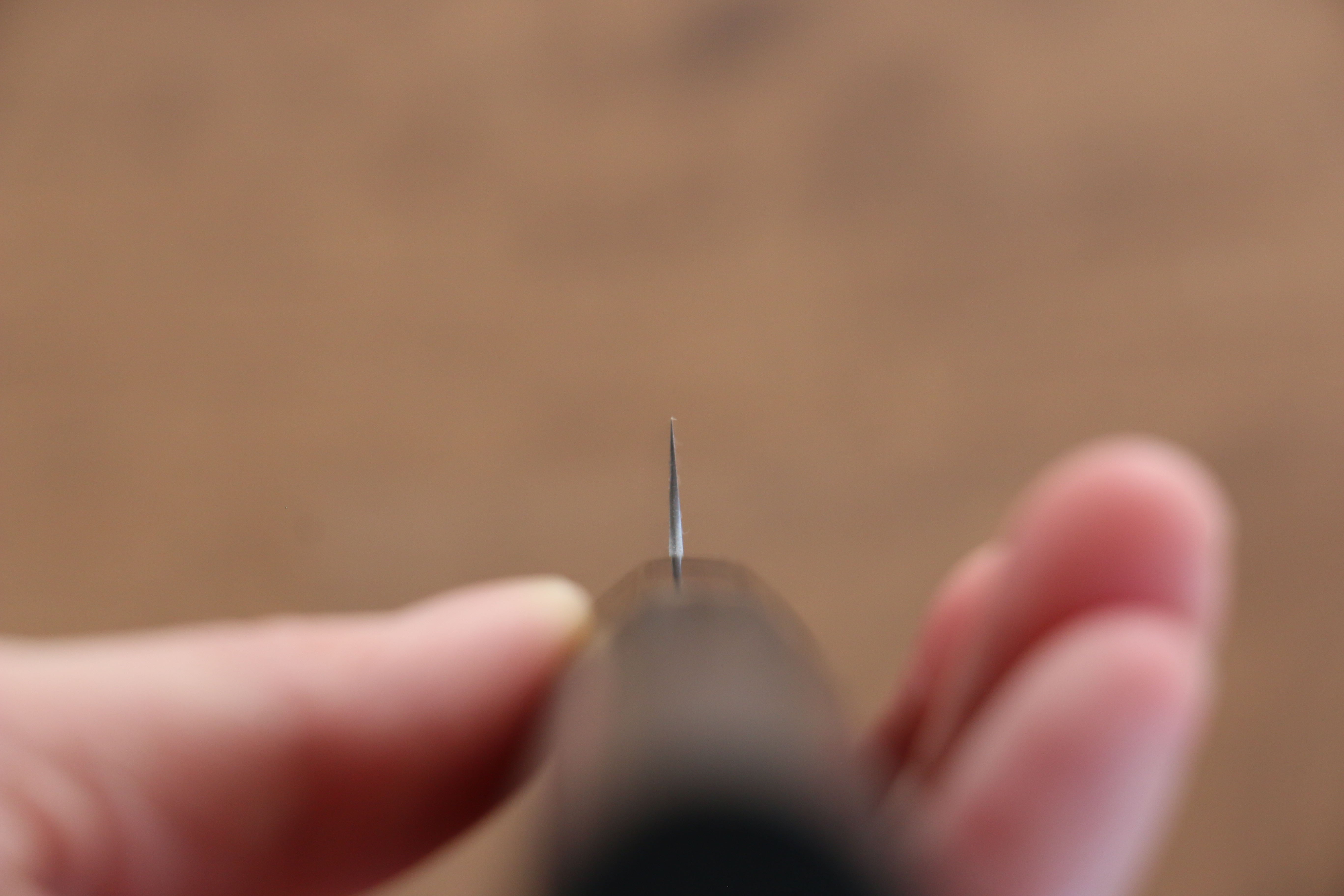 Seisuke Swedish Steel-stn Petty-Utility 120mm Burnt Chestnut Handle - Japanny - Best Japanese Knife