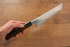 Yoshimi Kato Blue Super Migaki Finished Nakiri 165mm with Shitan Handle - Japanny - Best Japanese Knife