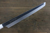 Sakai Takayuki Ginryu Honyaki Swedish Steel Mirrored Finish Sakimaru Yanagiba 300mm Ebony Wood Handle with Sheath - Japanny - Best Japanese Knife