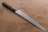 Seisuke Swedish Steel-stn Sujihiki 270mm Burned Chestnuts Handle - Japanny - Best Japanese Knife