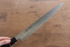 Seisuke Swedish Steel-stn Sujihiki 240mm Burned Chestnuts Handle - Japanny - Best Japanese Knife