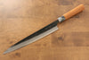 Masakage Masakage Mizu Blue Steel No.2 Black Finished Sujihiki 270mm with American Cherry Handle - Japanny - Best Japanese Knife