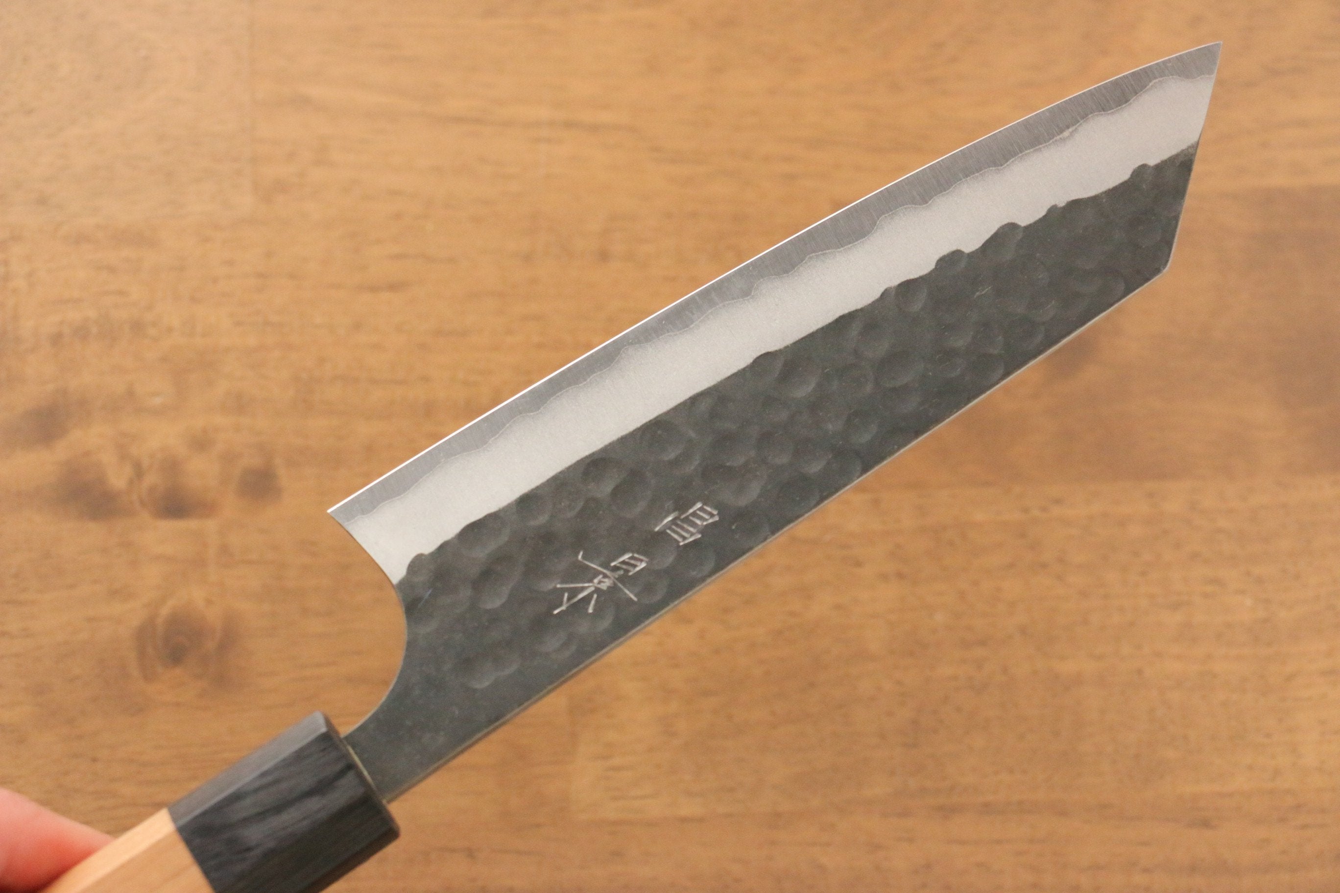 Masakage Koishi Blue Super Black Finished Bunka 165mm American Cherry Handle - Japanny - Best Japanese Knife