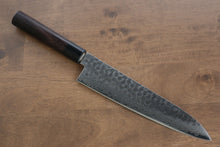  Seisuke VG10 16 Layer Hammered Damascus Gyuto 210mm Shitan Handle - Japanny - Best Japanese Knife