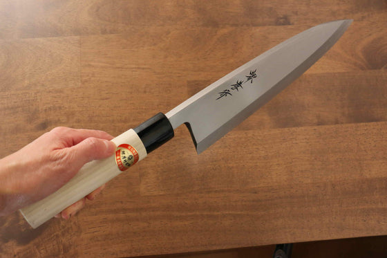 Sakai Takayuki Kasumitogi White Steel Deba 240mm Magnolia Handle - Japanny - Best Japanese Knife