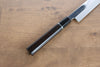 Sakai Takayuki Water Quenching Honyaki White Steel No.2 Mirrored Finish Sakimaru Yanagiba 300mm Ebony with Ring Handle with Sheath - Japanny - Best Japanese Knife