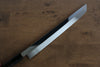 Sakai Takayuki Water Quenching Honyaki White Steel No.2 Mirrored Finish Sakimaru Yanagiba 300mm Ebony with Double Water Buffalo Ring Handle with Sheath - Japanny - Best Japanese Knife