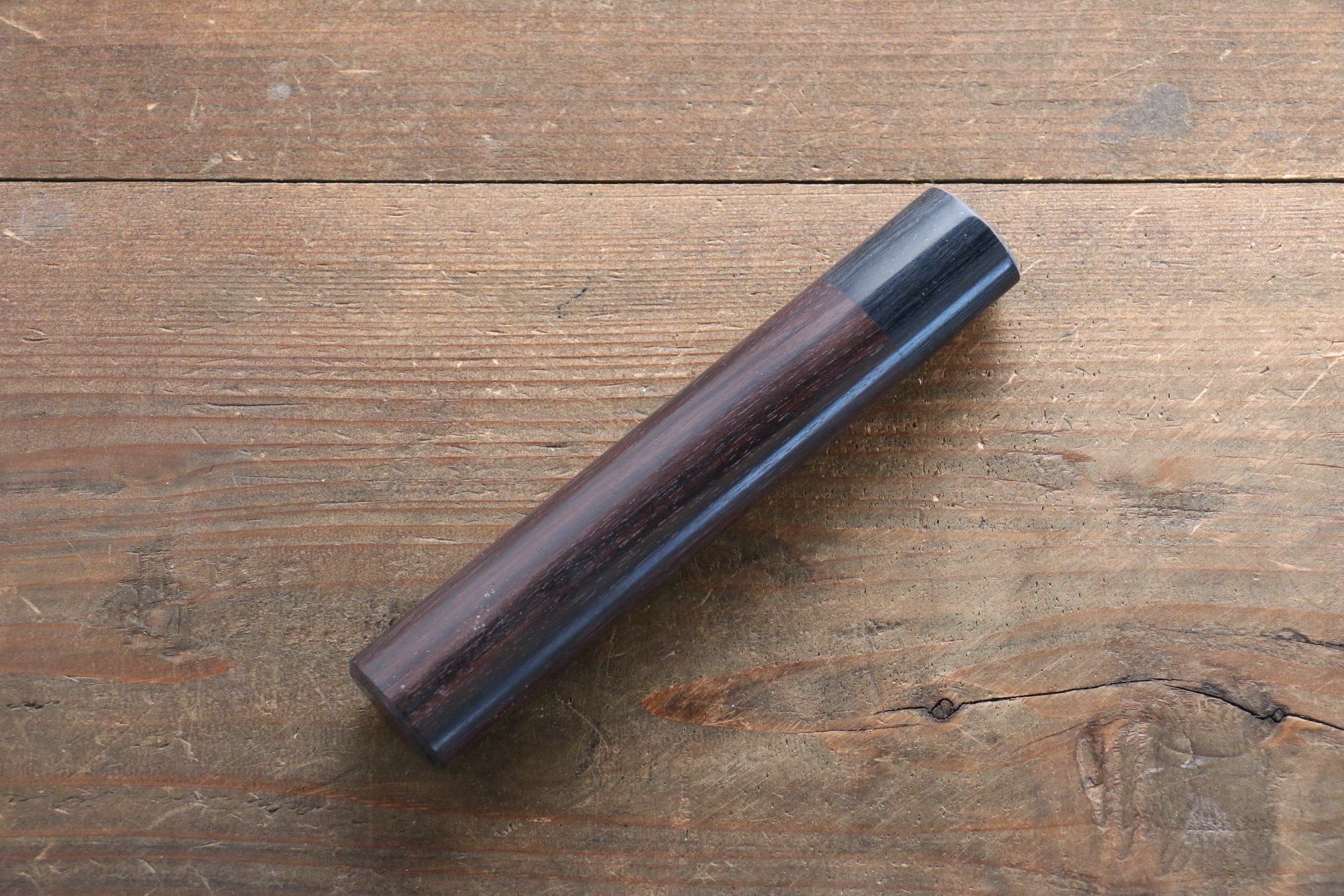 D-shape  Shitan Knife Handle for Gyuto Knife 210mm - Japanny - Best Japanese Knife