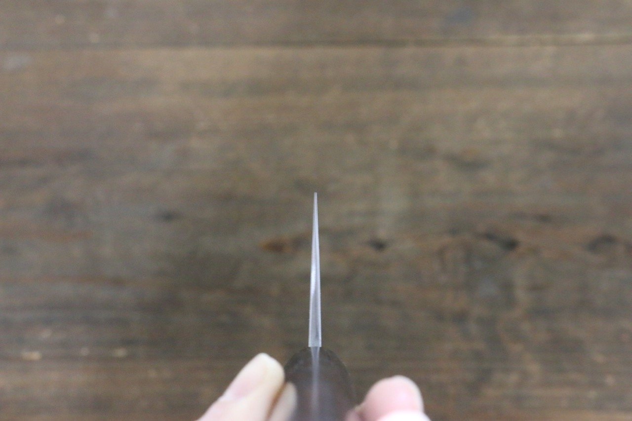 Shungo Ogata White Steel No.2 Damascus Gyuto 240mm Shitan Handle - Japanny - Best Japanese Knife