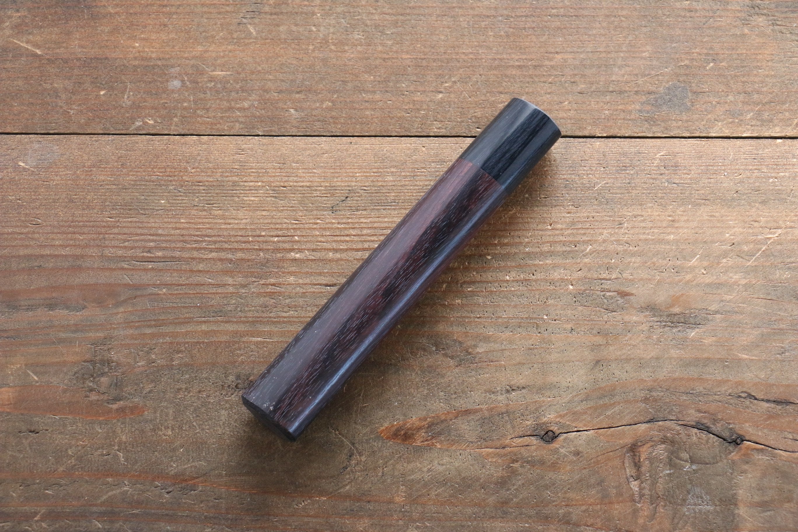 D-shape  Shitan Knife Handle for Sujihiki Knife 240mm - Japanny - Best Japanese Knife