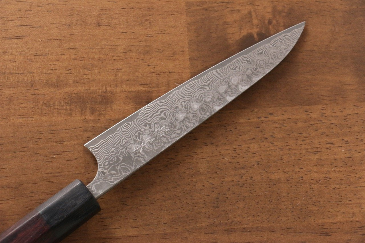 Masakage Masakage Kumo VG10 Damascus Petty-Utility 150mm with Shitan Handle - Japanny - Best Japanese Knife