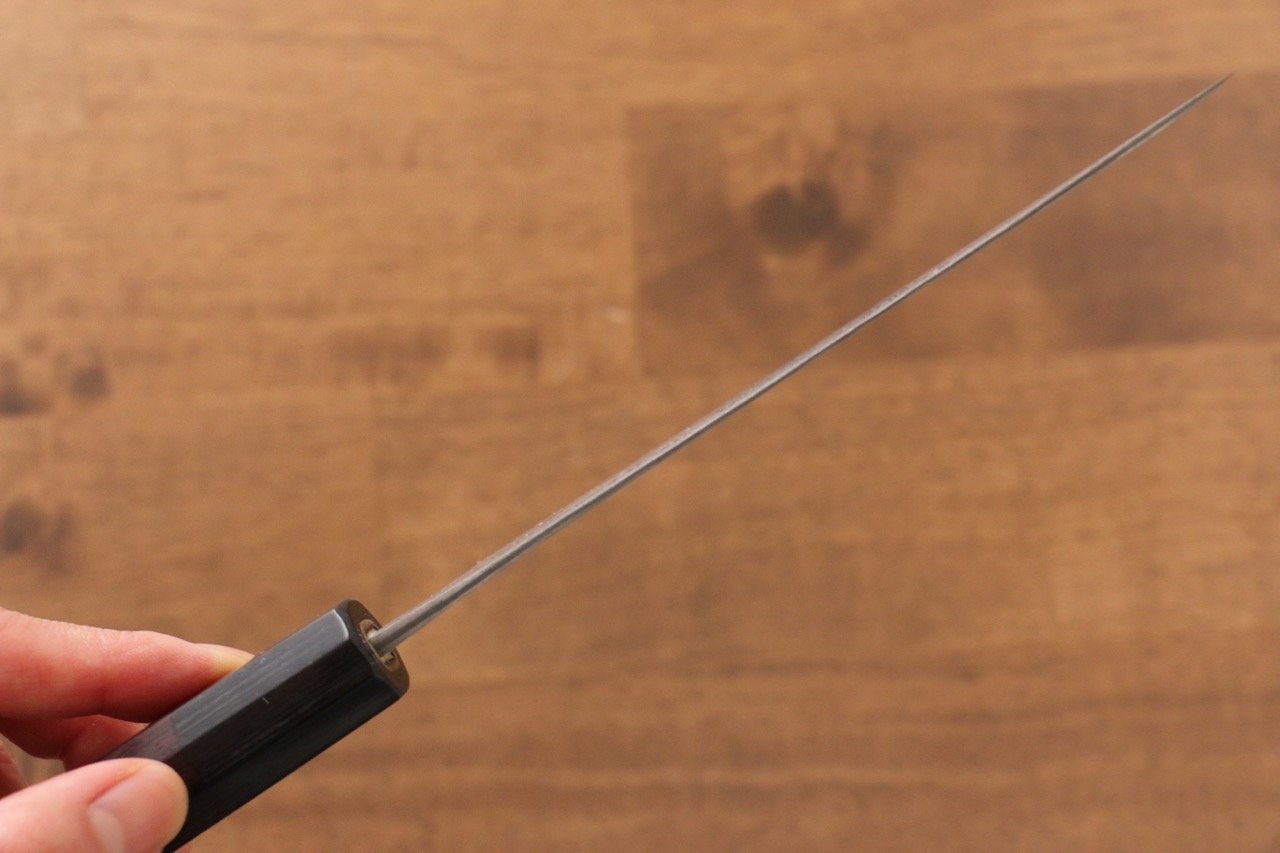 Masakage Masakage Kumo VG10 Damascus Petty-Utility 130mm with Shitan Handle - Japanny - Best Japanese Knife