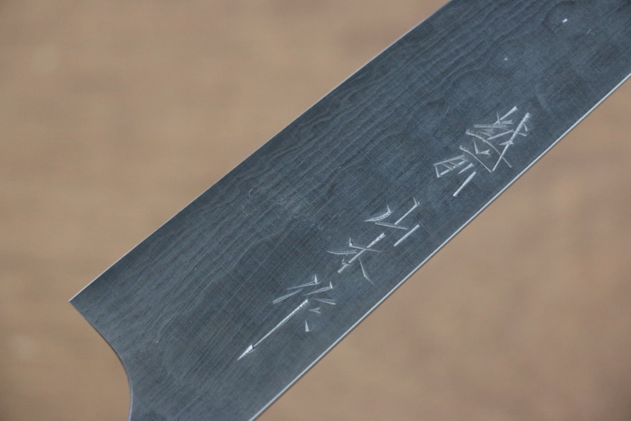Nao Yamamoto SRS13 Damascus Hammered(Maru) Petty-Utility 160mm Shitan Handle - Japanny - Best Japanese Knife