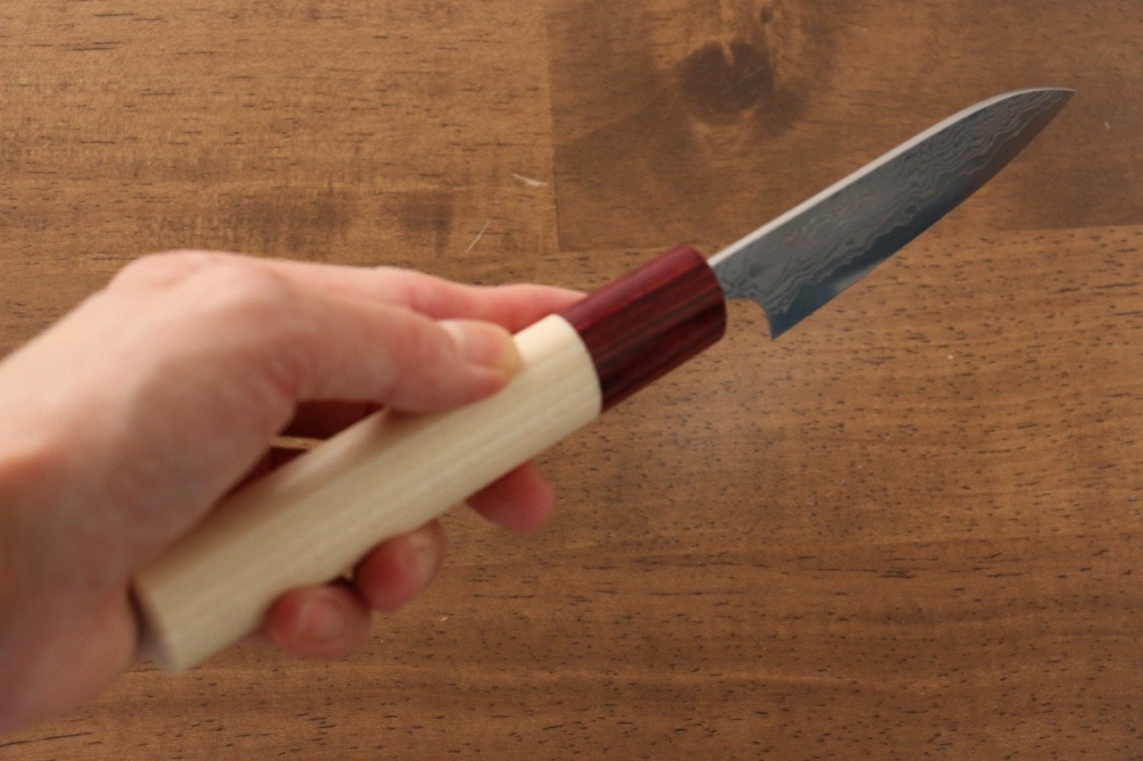 Masakage Kiri VG10 Damascus Petty-Utility 75mm MagnoliaHandle - Japanny - Best Japanese Knife