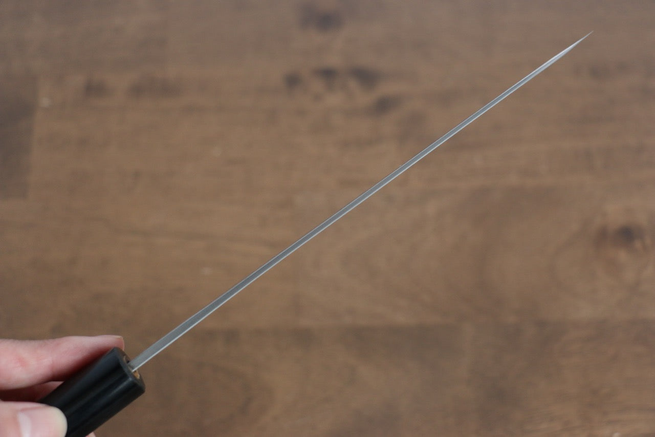 Nao Yamamoto SRS13 Damascus Hammered(Maru) Petty-Utility 160mm Shitan Handle - Japanny - Best Japanese Knife