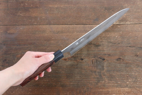 Seisuke White Steel Migaki Finished Gyuto 210mm with Honduras Handle - Japanny - Best Japanese Knife