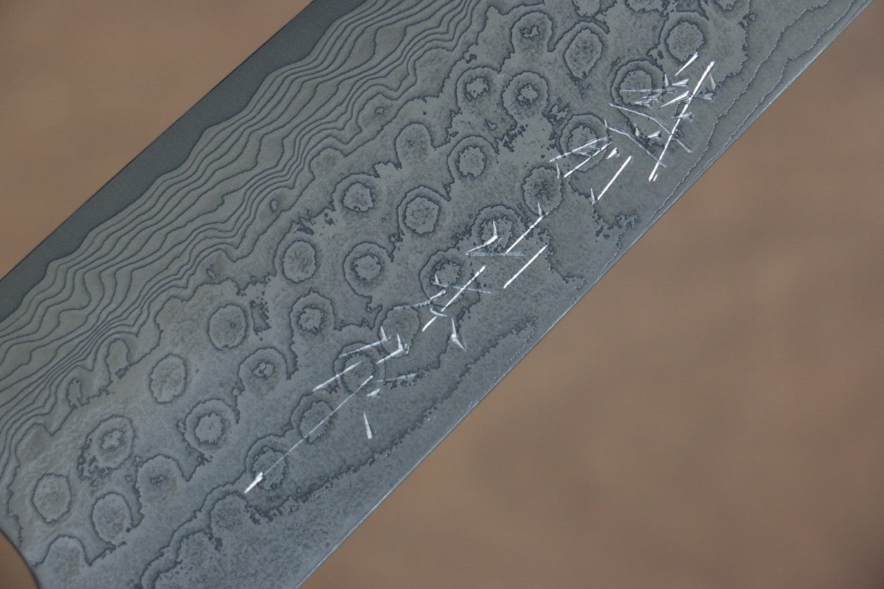 Nao Yamamoto SG2 Damascus Migaki Finished Gyuto 180mm Cherry Wood Handle - Japanny - Best Japanese Knife