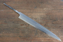  Minamoto Akitada Blue Steel No.1 DX Yanagiba 300mm (Blade only) - Japanny - Best Japanese Knife