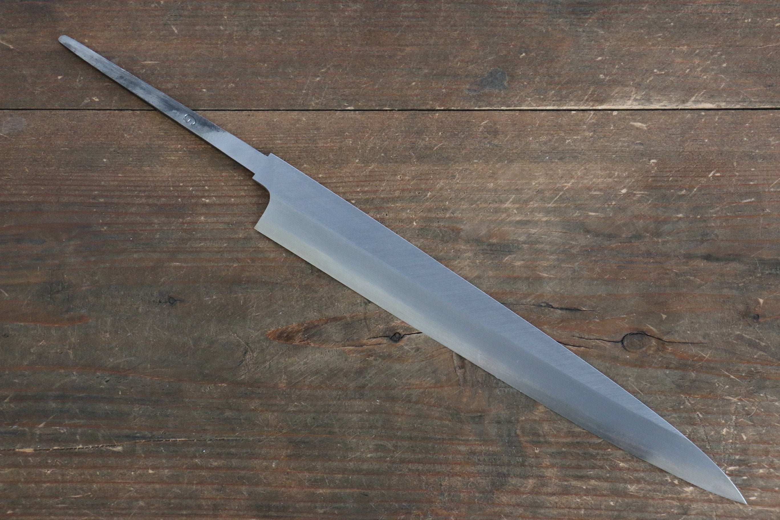 Minamoto Akitada Blue Steel No.1 DX Yanagiba 240mm (Blade only) - Japanny - Best Japanese Knife