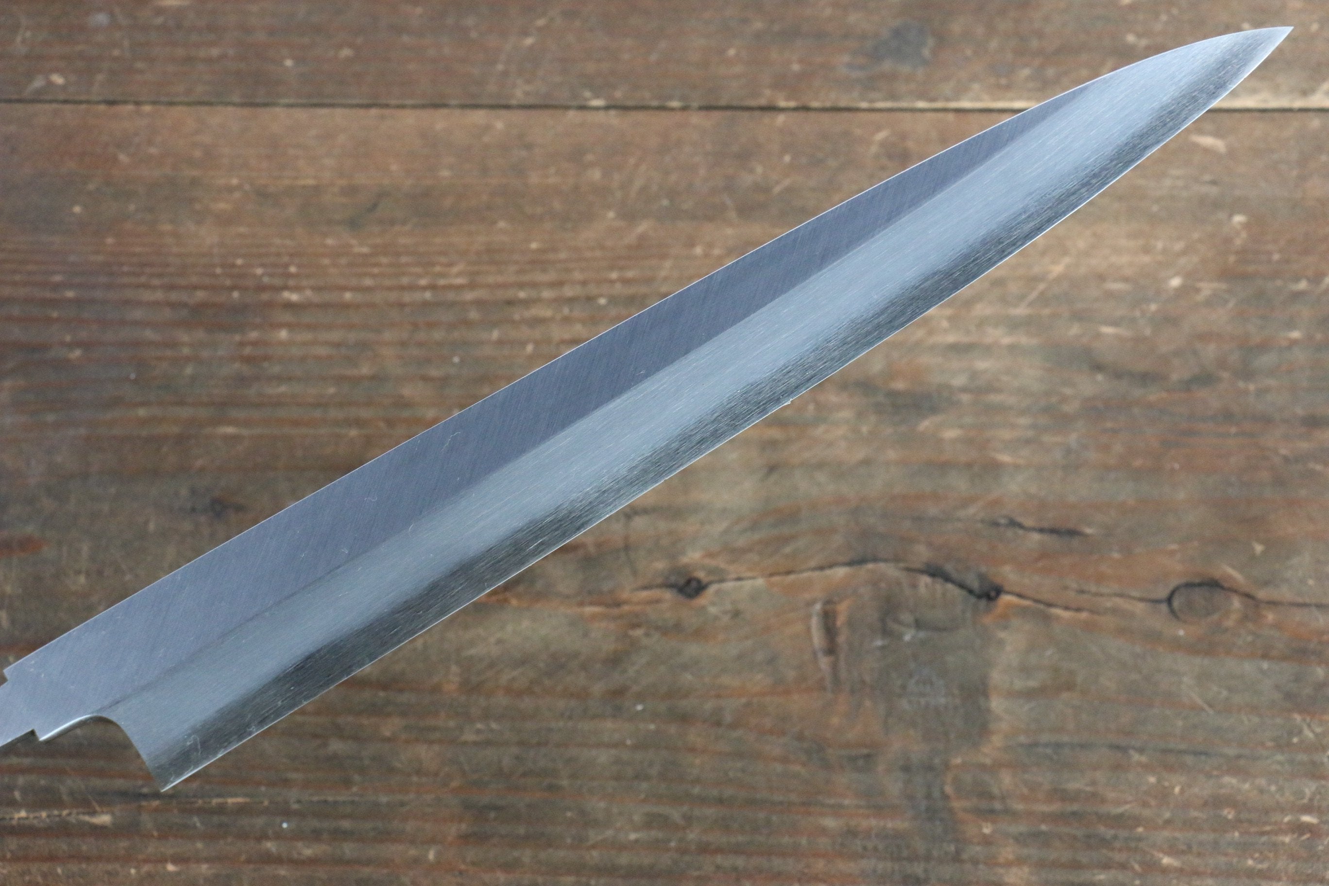 Minamoto Akitada Blue Steel No.1 DX Yanagiba 240mm (Blade only) - Japanny - Best Japanese Knife