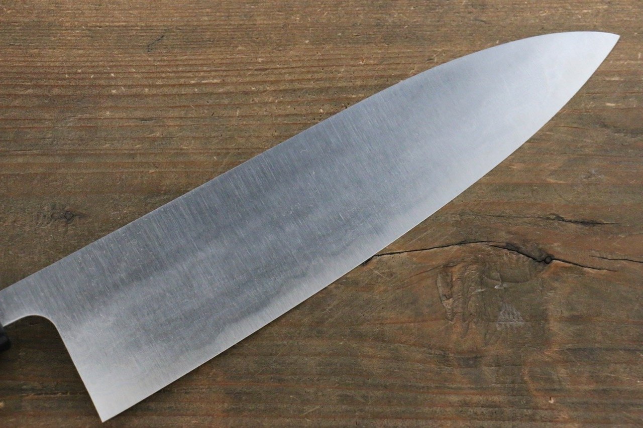 Shungo Ogata White Steel No.2 Damascus Gyuto 210mm Shitan Handle - Japanny - Best Japanese Knife