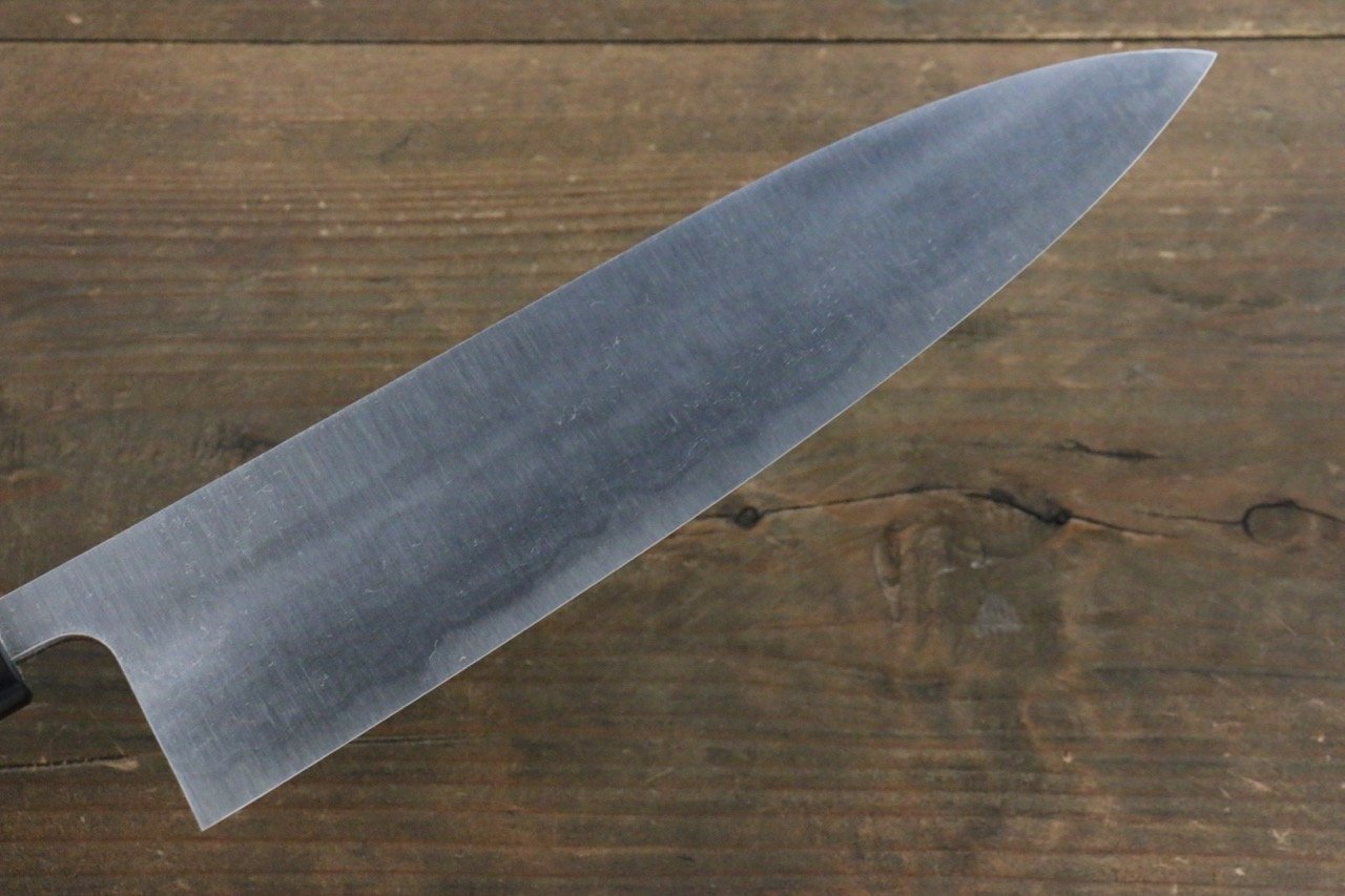 Shungo Ogata White Steel No.2 Damascus Gyuto 210mm Shitan Handle - Japanny - Best Japanese Knife
