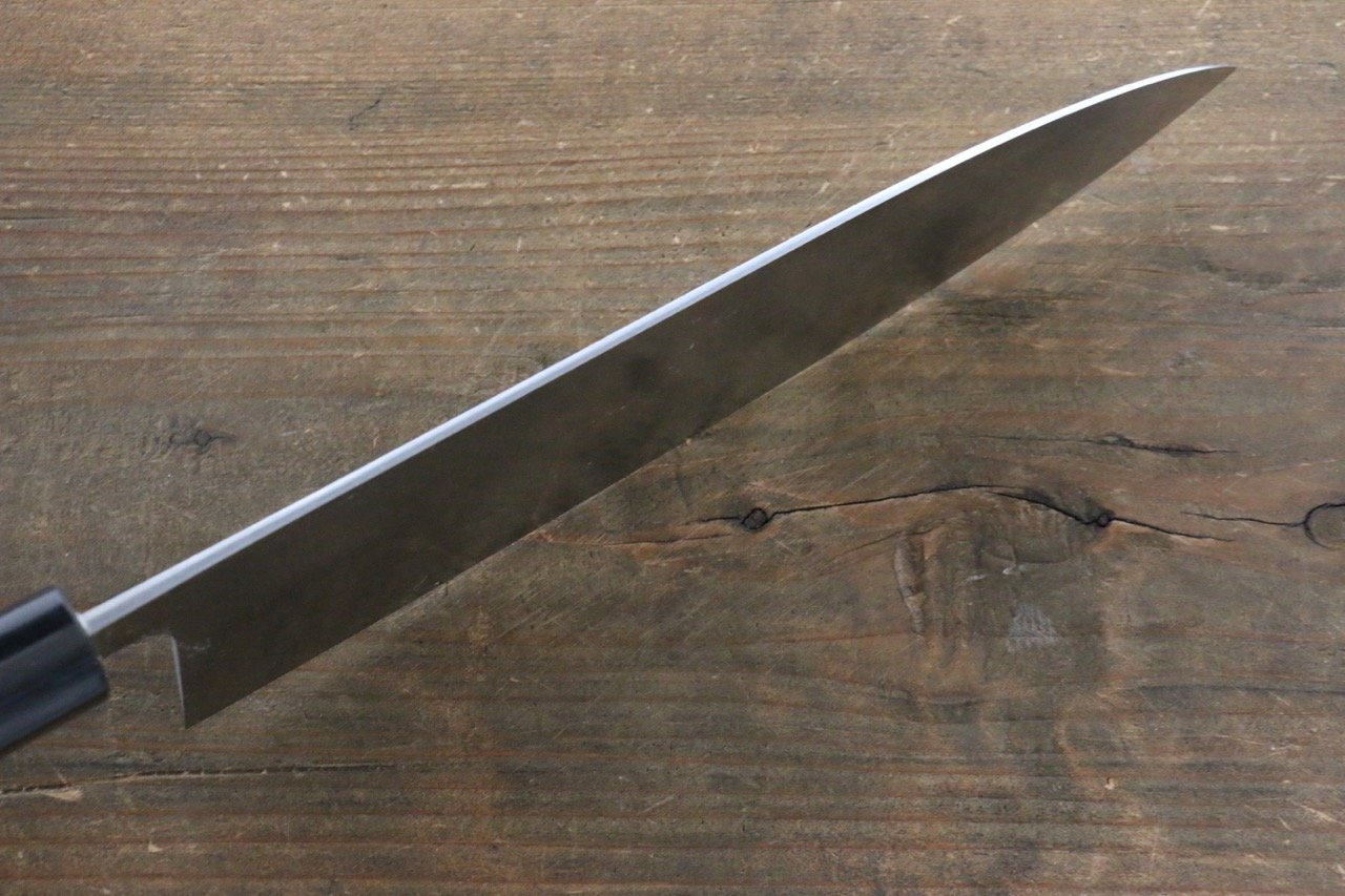 Shungo Ogata White Steel No.2 Damascus Gyuto 210mm Shitan Handle - Japanny - Best Japanese Knife