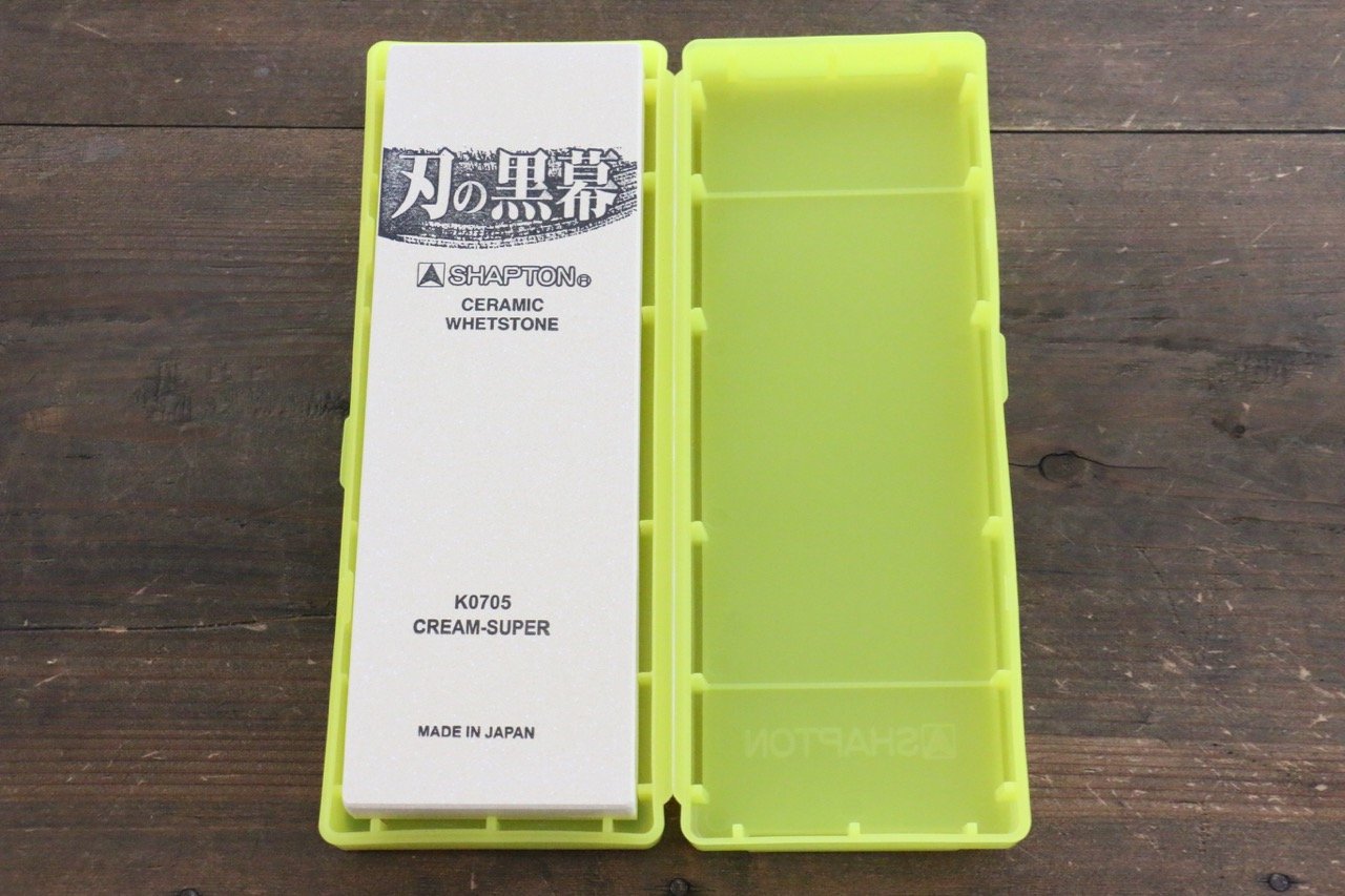 Shapton Kuromaku series Fine Sharpening Stone Cream-#12000 - Japanny - Best Japanese Knife