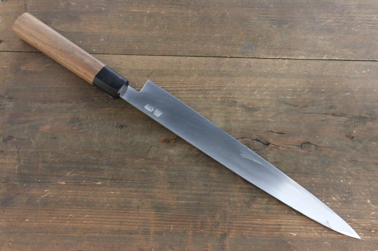 Shigeki Tanaka Silver Steel No.3 Yanagiba 270mm Walnut Handle - Japanny - Best Japanese Knife
