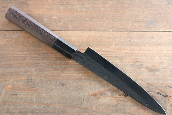 Sakai Takayuki Kurokage VG10 Hammered Teflon Coating Petty-Utility 150mm Wenge Handle - Japanny - Best Japanese Knife