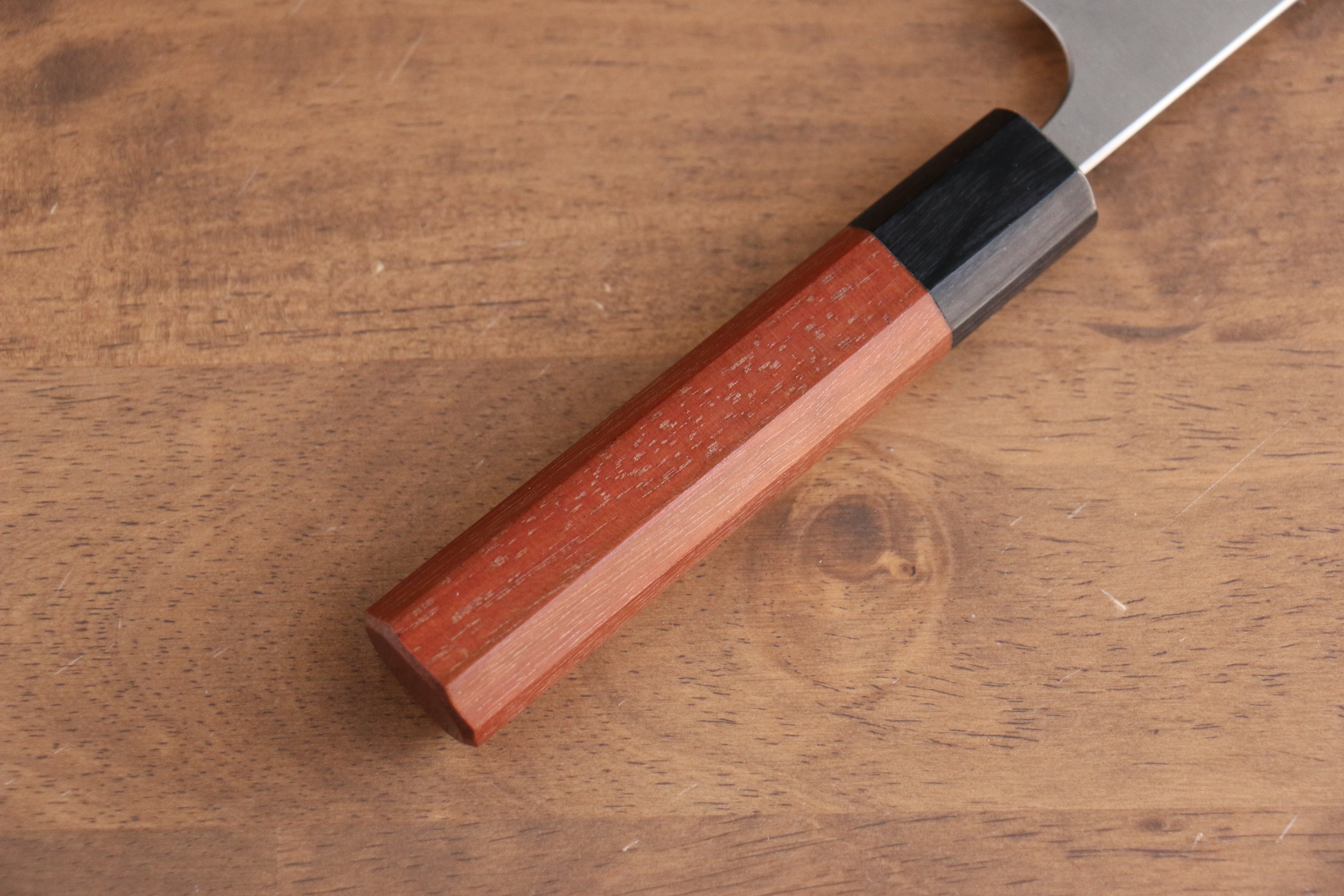 Shibata Takayuki Koutetsu Blue Super Petty-Utility  135mm Jarrah Handle - Japanny - Best Japanese Knife