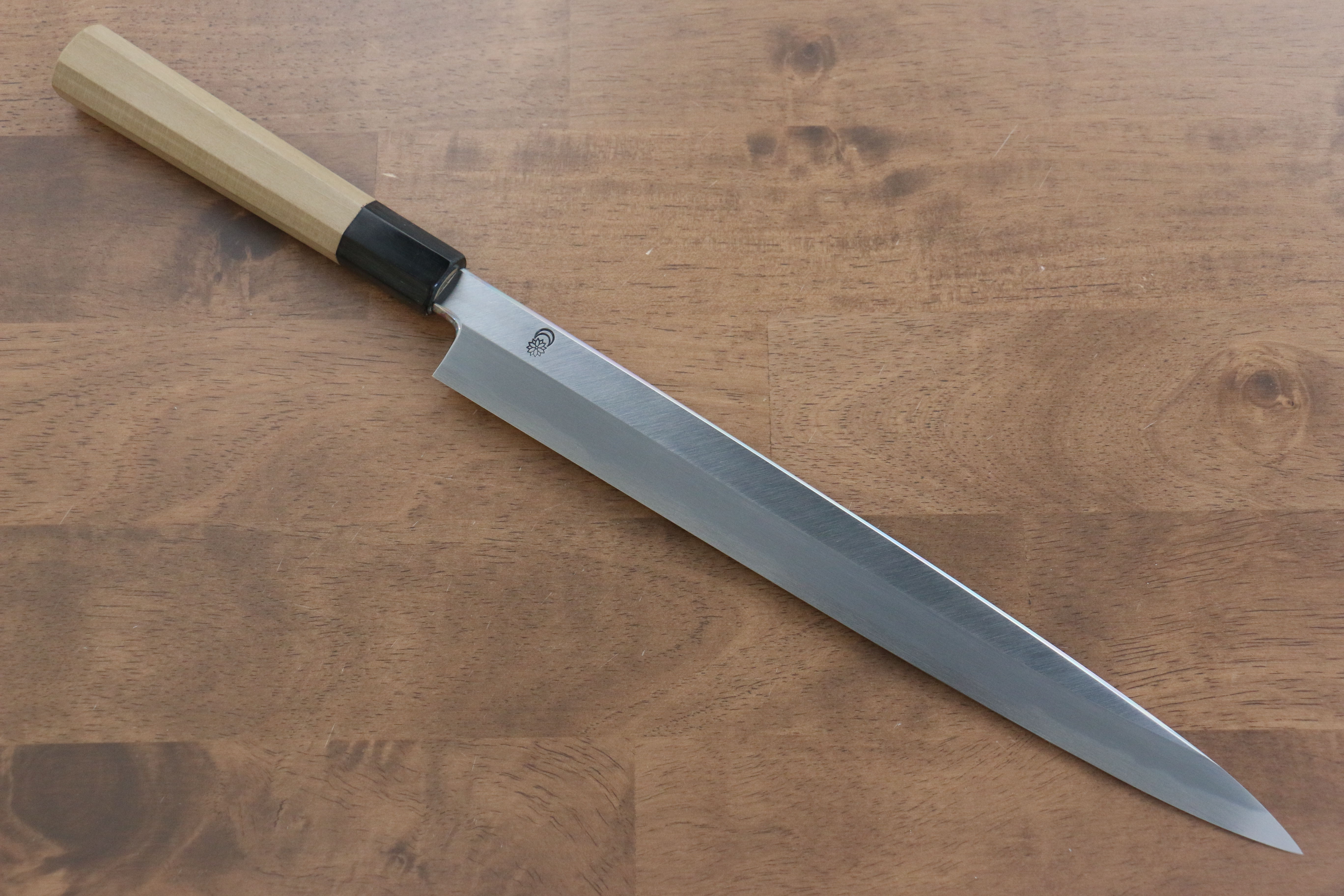 Kikuzuki White Steel No.2 Kasumitogi Yanagiba 300mm Magnolia Handle - Japanny - Best Japanese Knife