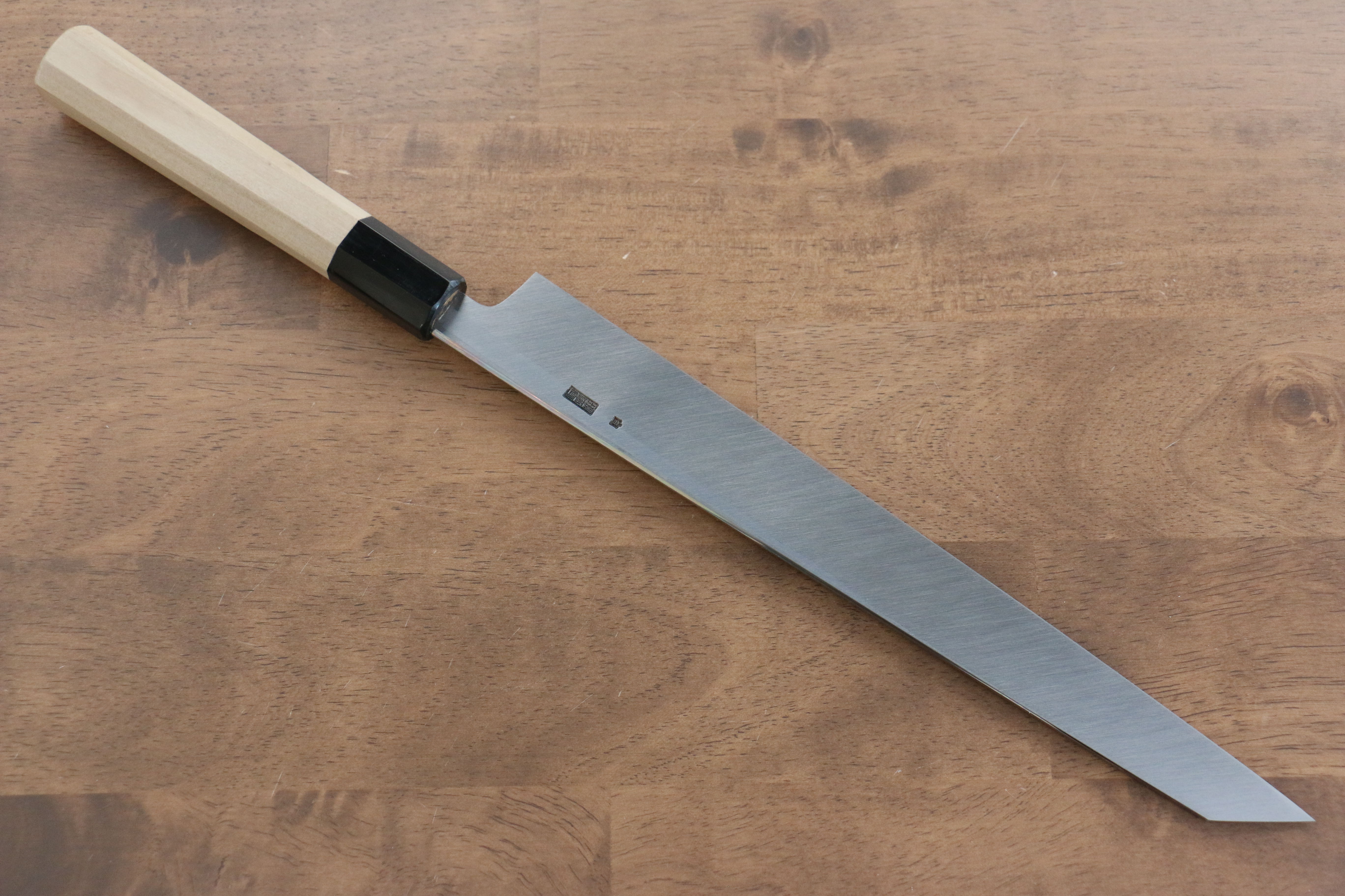 Kikuzuki White Steel No.2 Kasumitogi Kiritsuke Yanagiba 270mm Magnolia Handle - Japanny - Best Japanese Knife