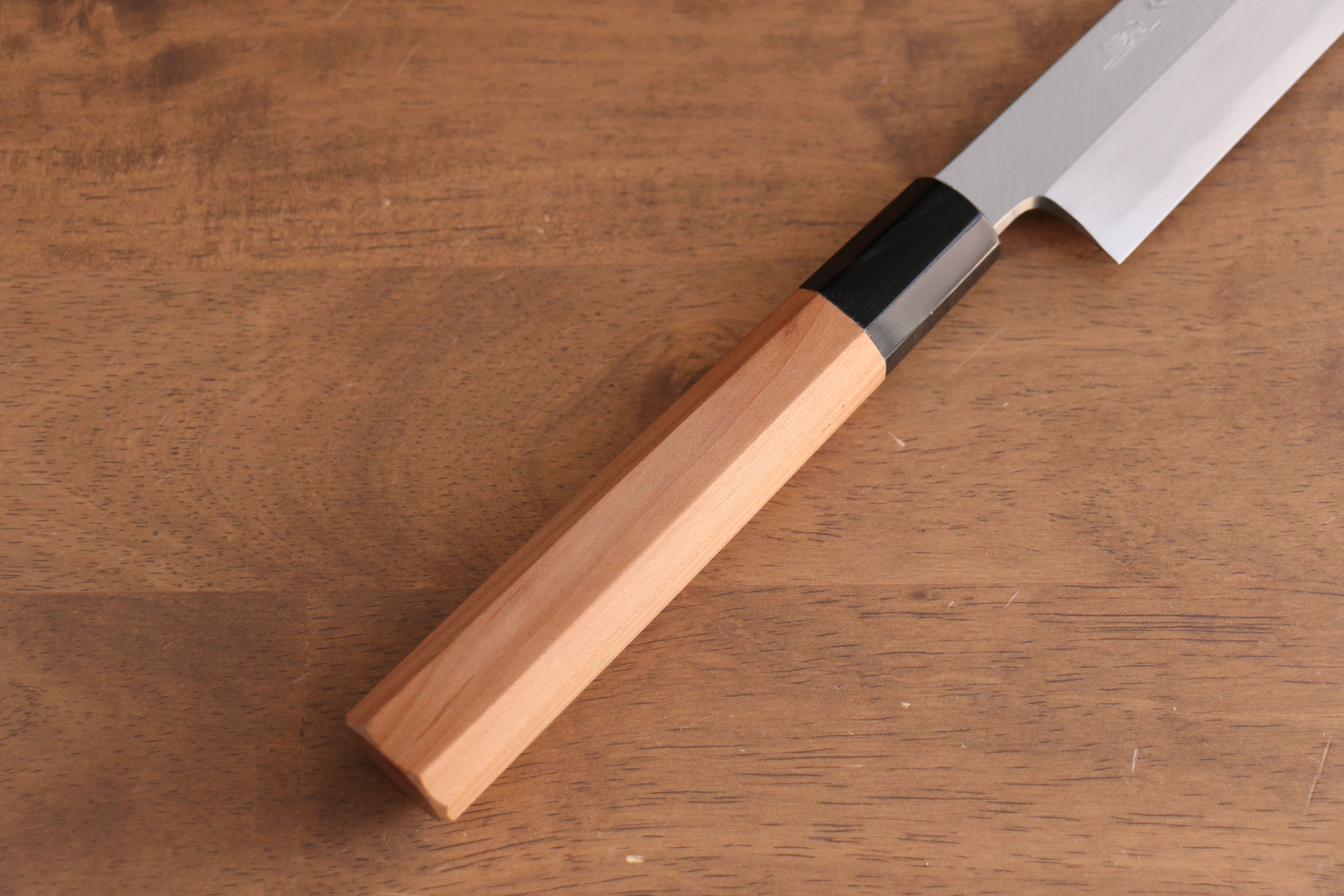 Tessen by Tanaka Tamahagane Yanagiba 315mm Wild Cherry Handle with Sheath - Japanny - Best Japanese Knife