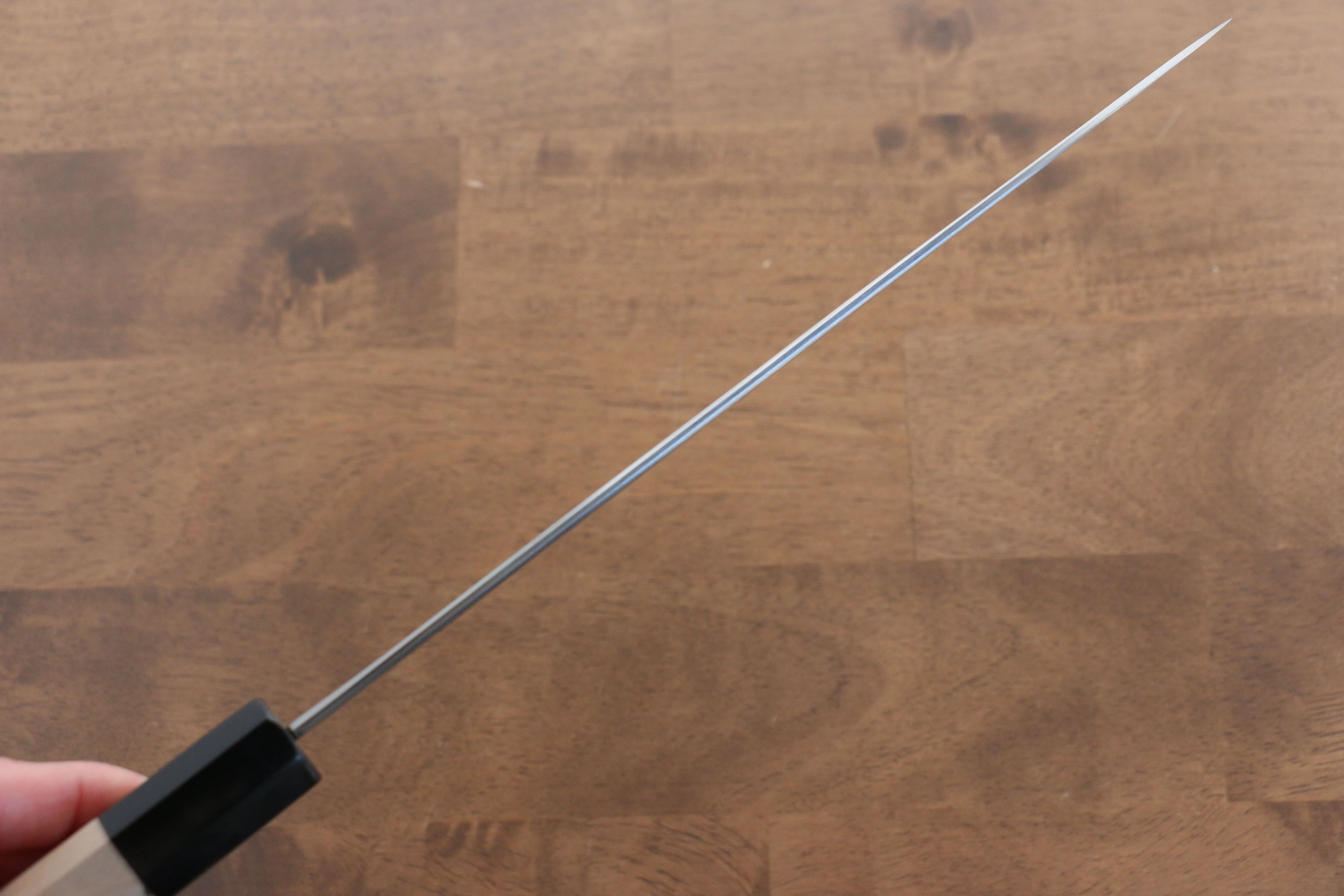 Kikuzuki White Steel No.2 Kasumitogi Gyuto 240mm Magnolia Handle - Japanny - Best Japanese Knife