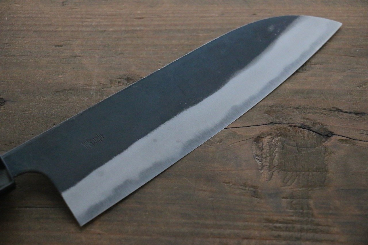 Nao Yamamoto Blue Steel No.2 Kurouchi Santoku 165mm - Japanny - Best Japanese Knife