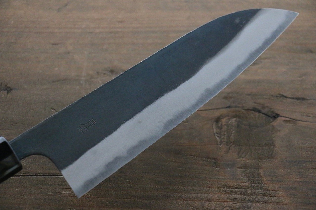 Nao Yamamoto Blue Steel No.2 Kurouchi Santoku 165mm - Japanny - Best Japanese Knife