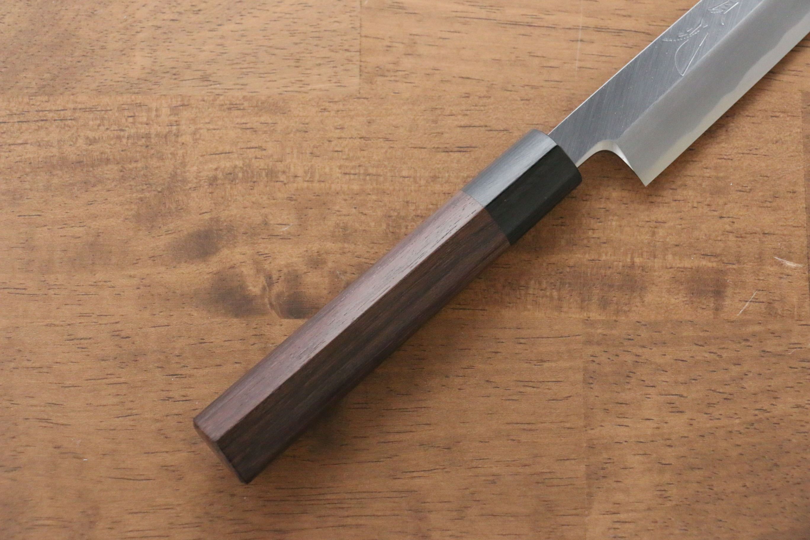 Jikko White Steel No.2 Yanagiba  210mm Shitan Handle - Japanny - Best Japanese Knife