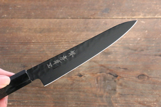 Sakai Takayuki Kurokage VG10 Hammered Teflon Coating Petty-Utility 150mm Wenge Handle - Japanny - Best Japanese Knife