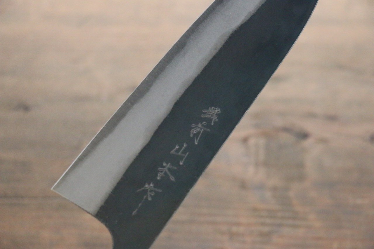 Nao Yamamoto Blue Steel No.2 Kurouchi Santoku 165mm - Japanny - Best Japanese Knife