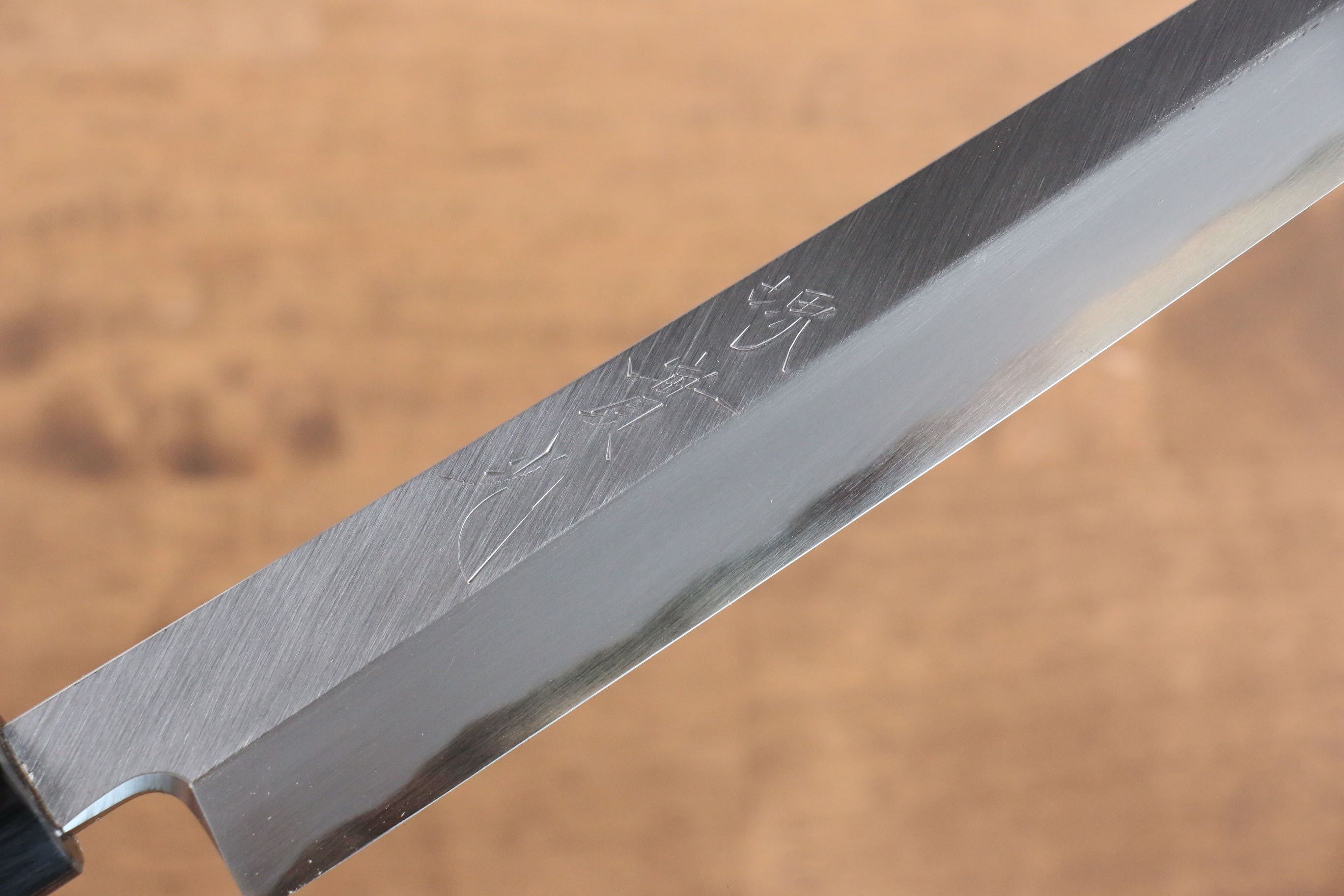 Jikko White Steel No.2 Kiritsuke Yanagiba  240mm Shitan Handle - Japanny - Best Japanese Knife