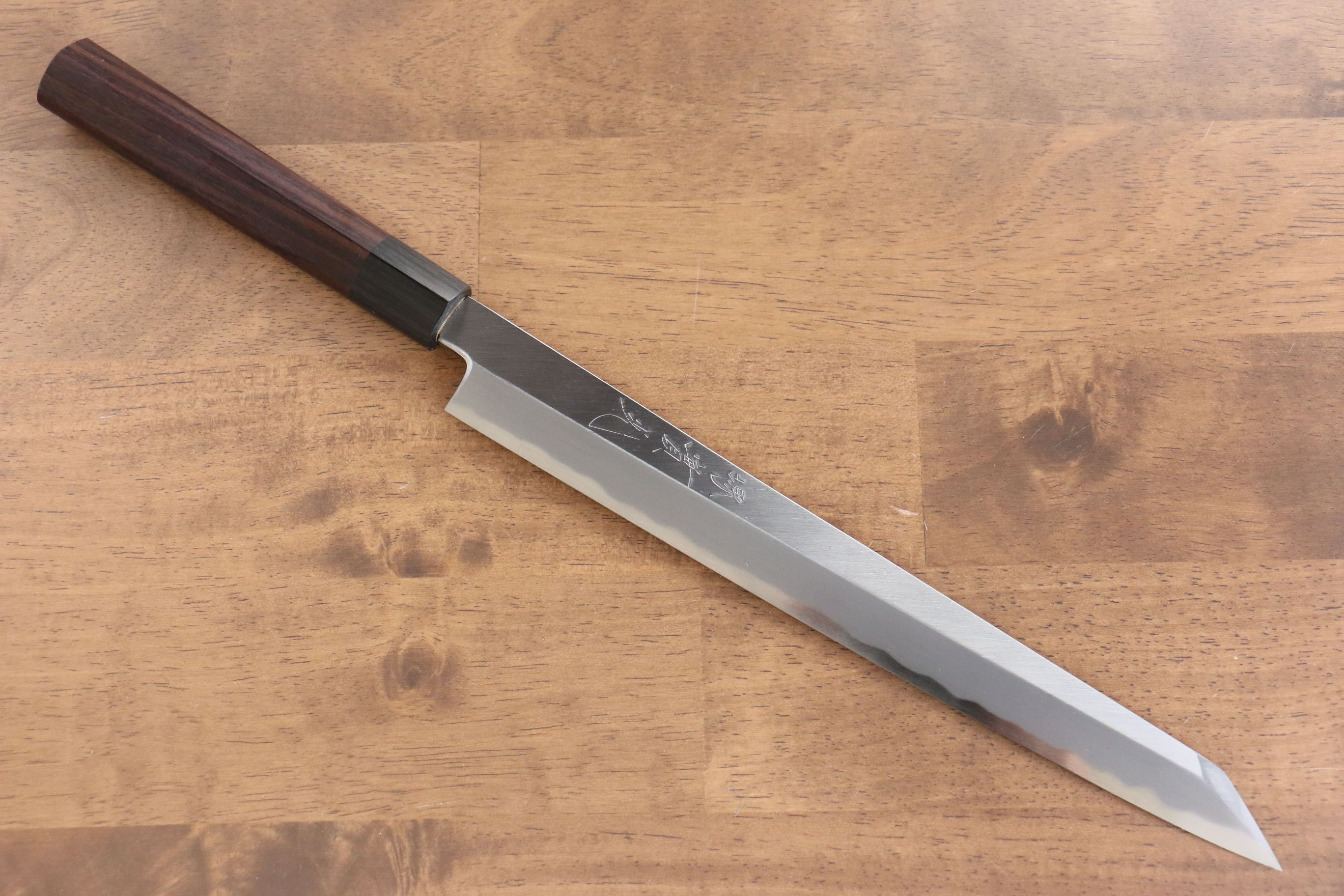 Jikko White Steel No.2 Kiritsuke Yanagiba  270mm Shitan Handle - Japanny - Best Japanese Knife