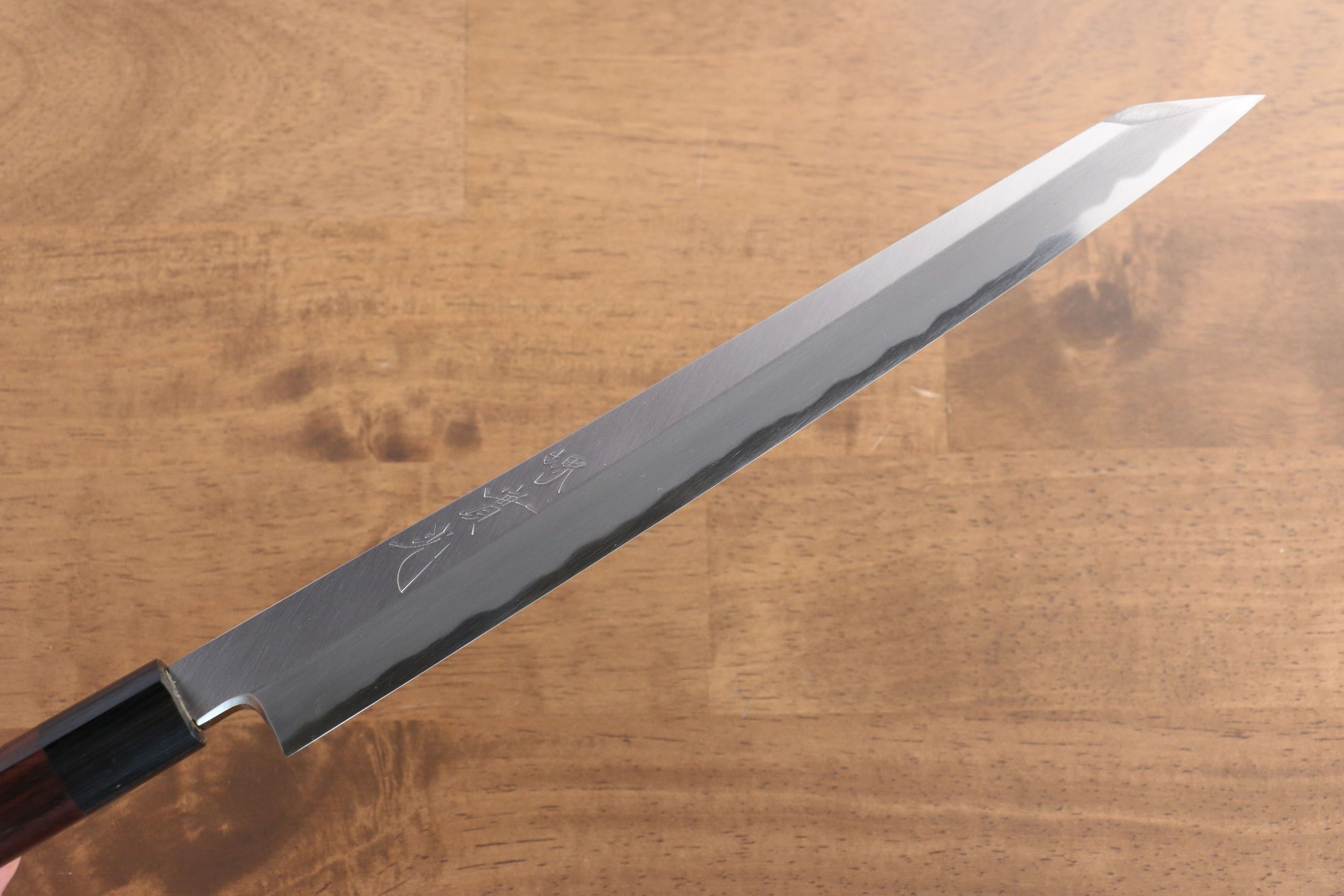 Jikko White Steel No.2 Kiritsuke Yanagiba  270mm Shitan Handle - Japanny - Best Japanese Knife