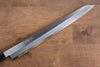 Jikko White Steel No.2 Kiritsuke Yanagiba  330mm Shitan Handle - Japanny - Best Japanese Knife