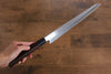 Jikko White Steel No.2 Kiritsuke Yanagiba  330mm Shitan Handle - Japanny - Best Japanese Knife