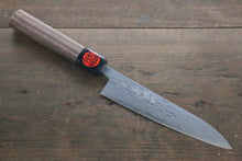  Shigeki Tanaka Blue Steel No.2 Damascus Petty-Utility 150mm Walnut Handle - Japanny - Best Japanese Knife