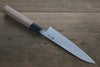 Shigeki Tanaka Blue Steel No.2 Damascus Petty-Utility 150mm Walnut Handle - Japanny - Best Japanese Knife