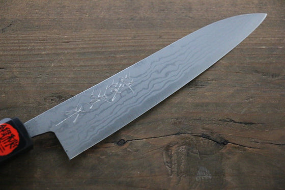 Shigeki Tanaka Blue Steel No.2 Damascus Petty-Utility 150mm Walnut Handle - Japanny - Best Japanese Knife