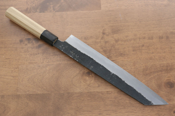 Kikuzuki White Steel No.2 Black Finished Kiritsuke Gyuto 270mm Magnolia Handle - Japanny - Best Japanese Knife