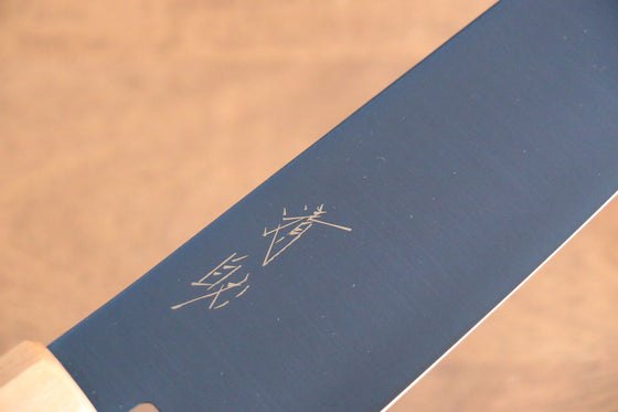 Seisuke SK-85 steel Ion plating Santoku 180mm White wood Handle - Japanny - Best Japanese Knife